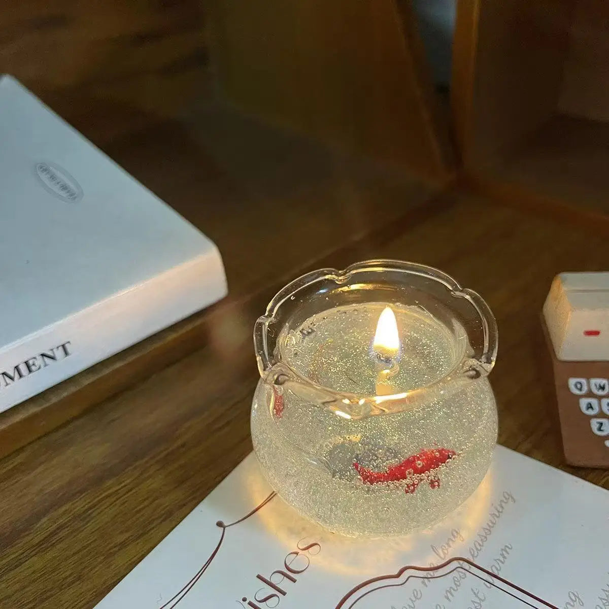 Goldfish Bubble Tank Candle