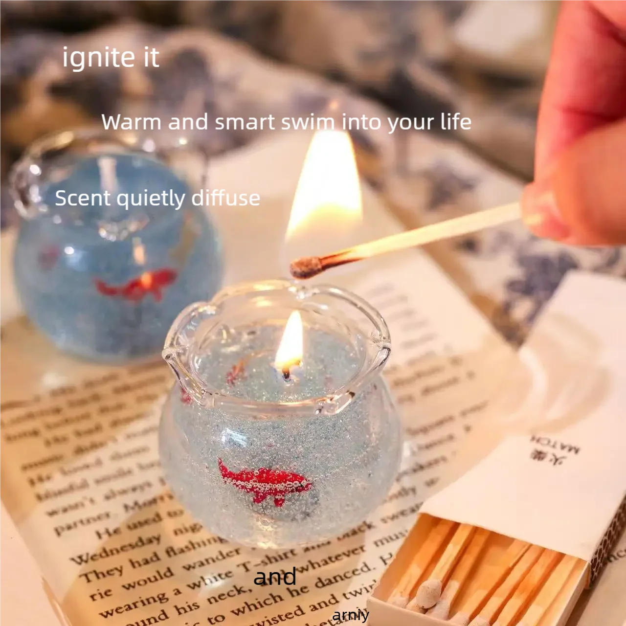 Goldfish Bubble Tank Candle